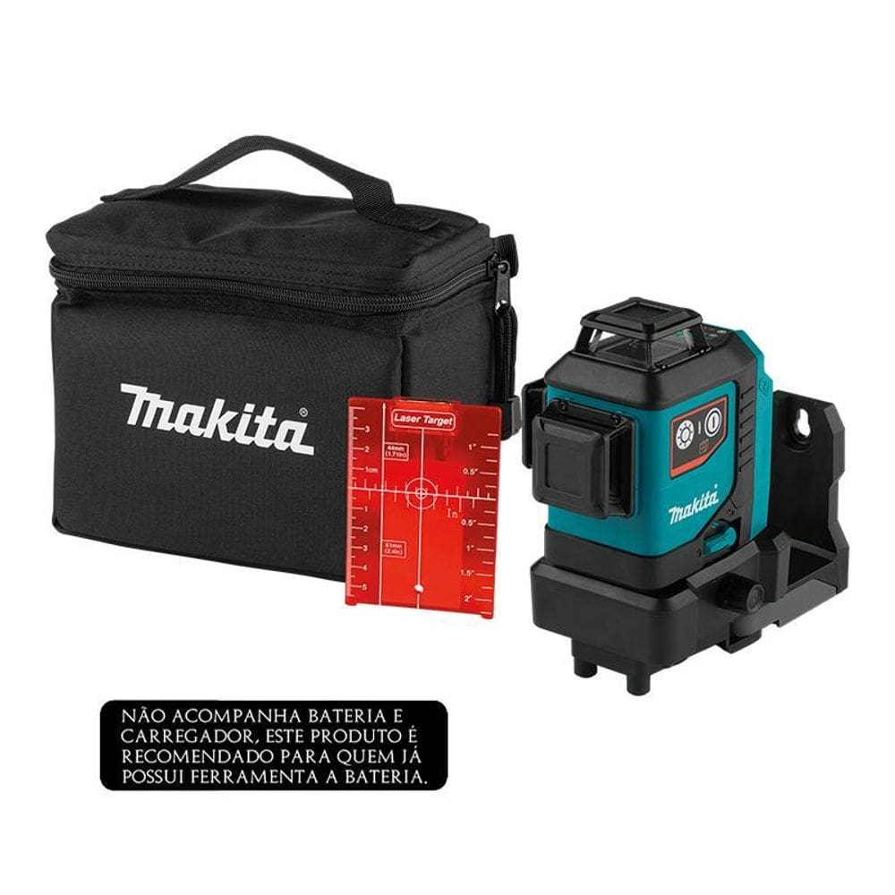 Nivel A Laser 360 Graus A Bateria 12V Cxt Makita Vermelho