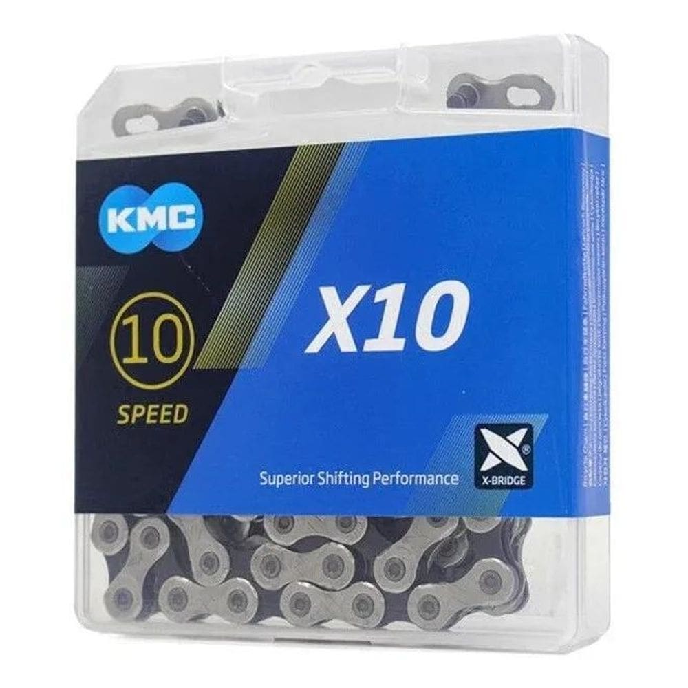 2X Corrente Kmc X10 Silver Prata 116L 10V 2X10V 3X10V Speed