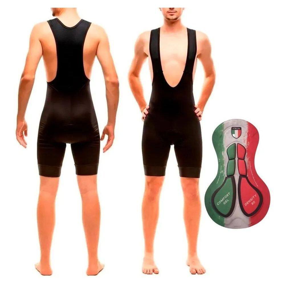 2X Bretelle Bermuda Ciclismo Bike Mtb Acolchoado Profissiona
