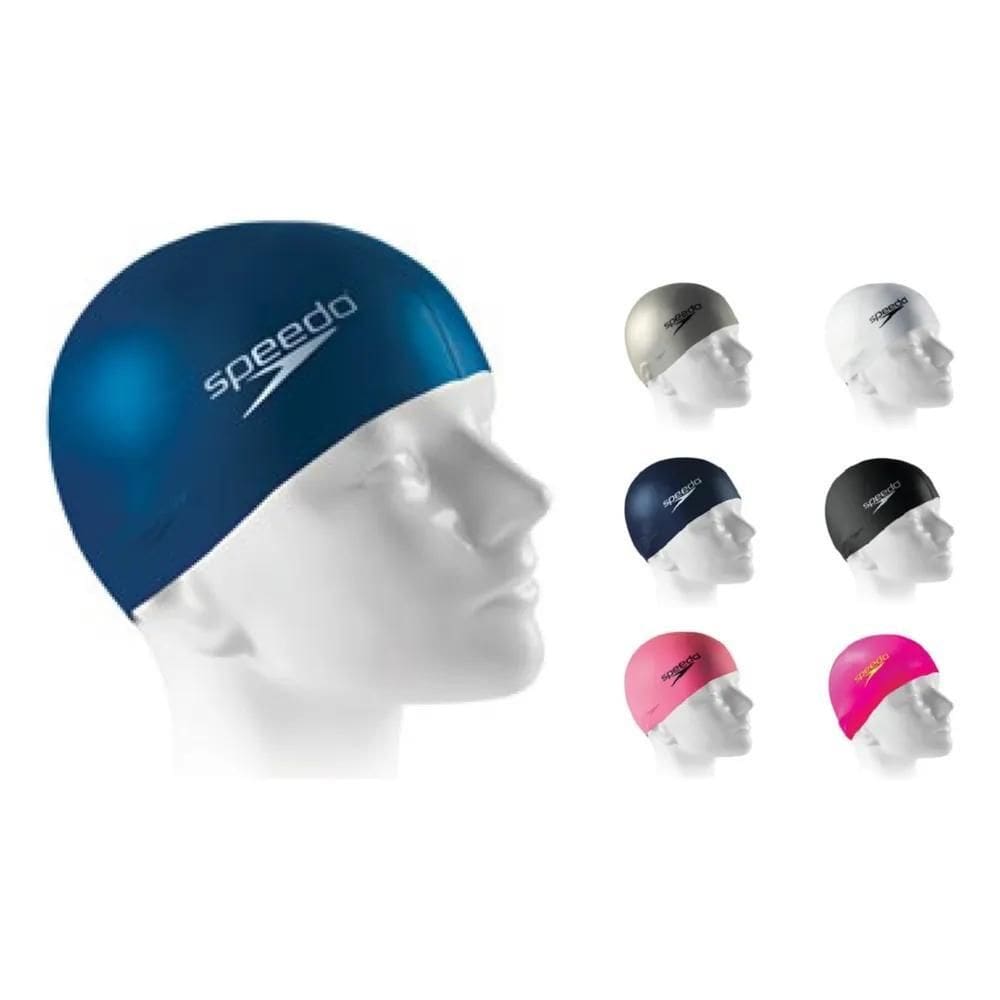 2X Touca Natação Speedo Flat Cap Silicone