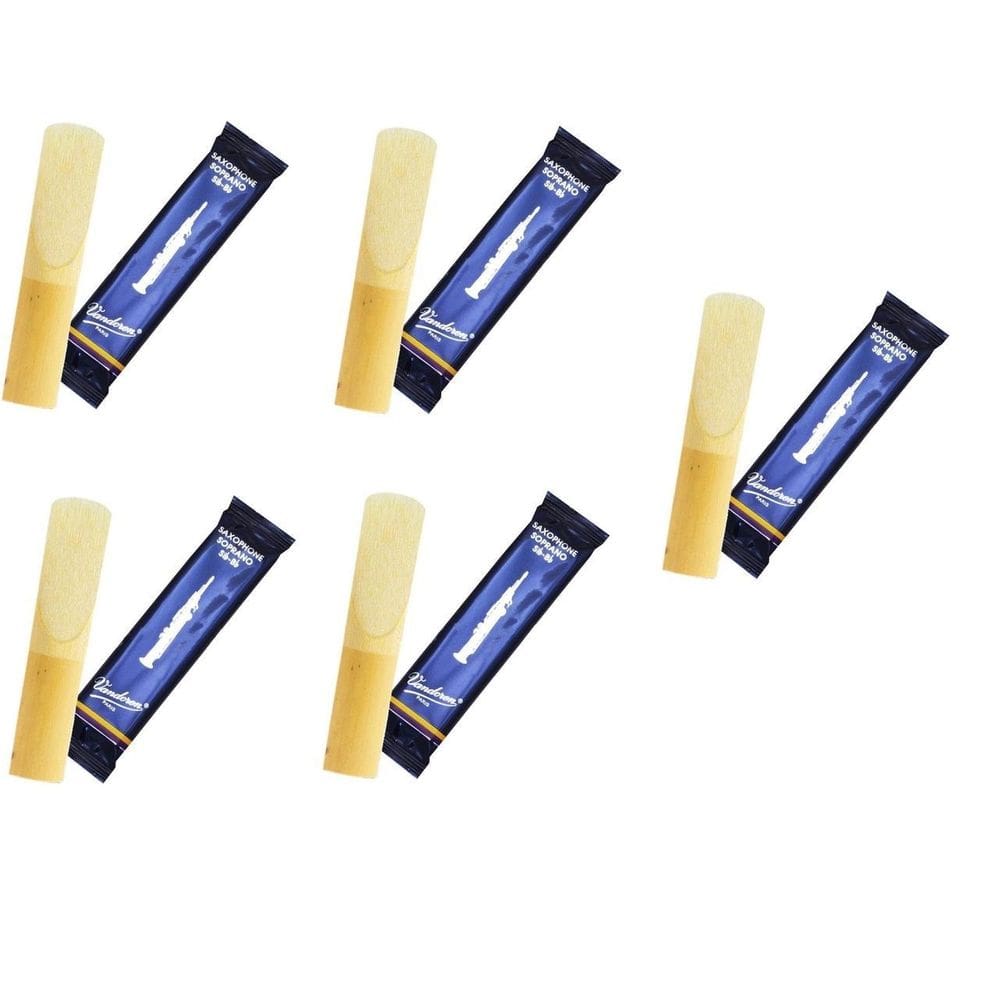 Kit 5 Palhetas Sax Soprano Vandoren 2