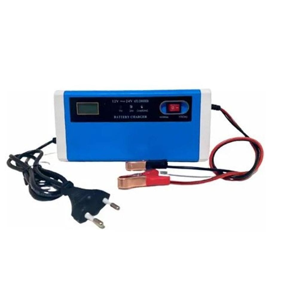 Carregador De Bateria Caminhao 24 Volts 24V / Carro 12V 10Ah