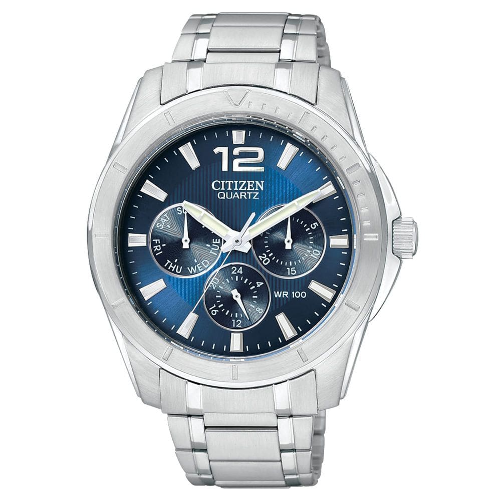 Relógio Citizen Quartz Masculino de Aço Inoxidável Classic AG8300-52L
