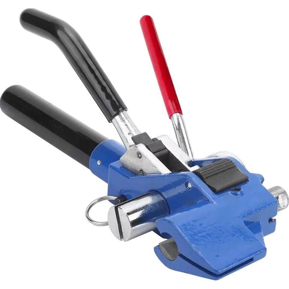 2X Máquina Cintadeira Com Catraca Para Metal Poste