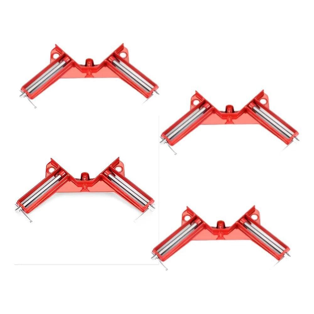 Kit 4 Grampo Sargento Angular 90Graus Marceneiro Cantoneira