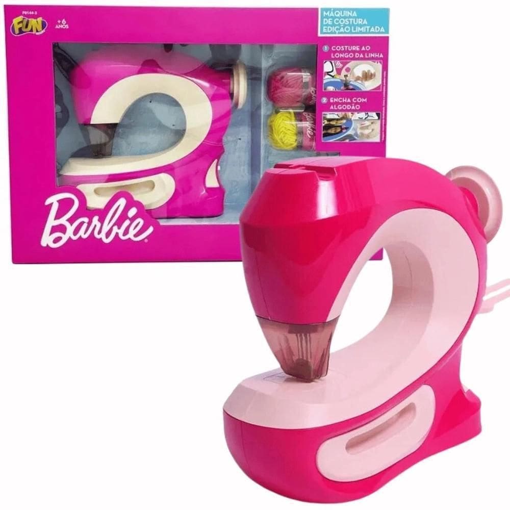 Maquina De Costura Barbie Infantil Fun