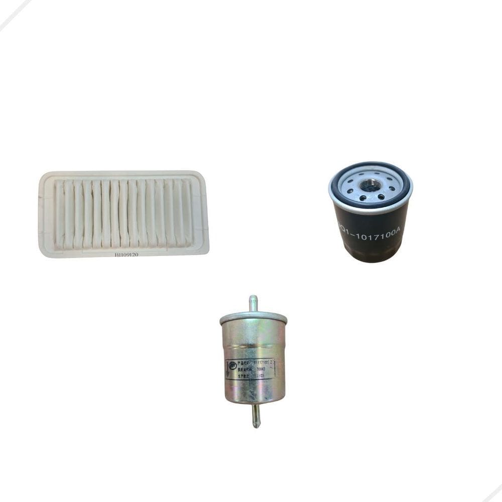 Kit Filtros Ar, Óleo e Combustível Lifan 620 - Aplicação Lifan 620