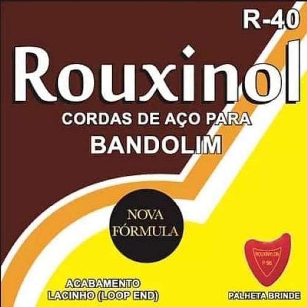 Encordoamento Bandolim 8 Cordas R40-LE Rouxinol | Sonoridade Brilhante