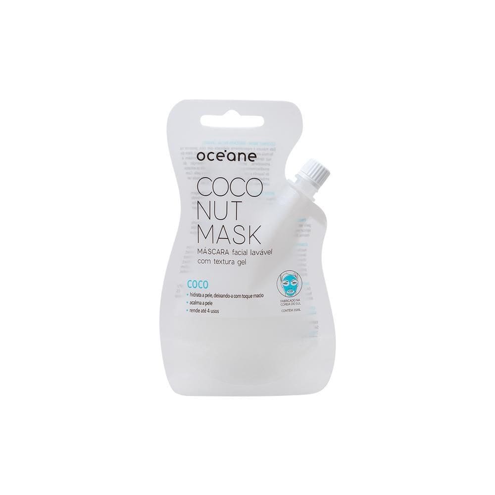 Máscara Facial Océane Coco Nut 35ml - Hidratação e Nutrição