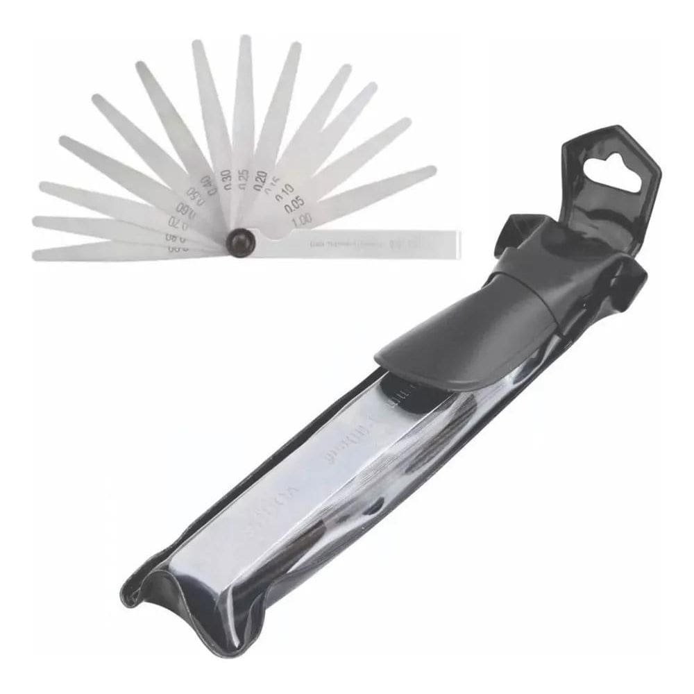 2X Calibre De Folga Mecânico 0,05Mm A1,00 Mm 13 Lâminas Vond