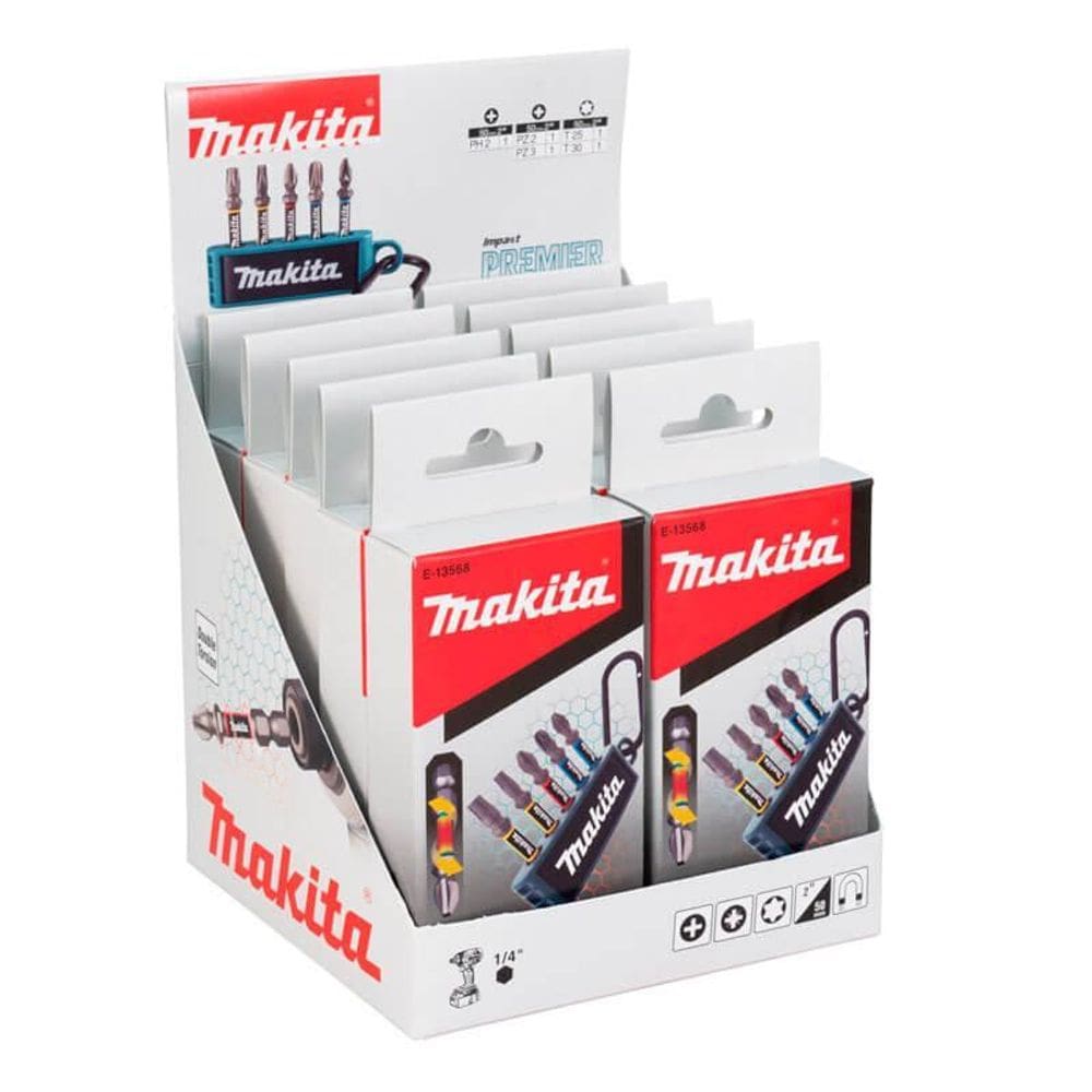 Conjunto Bit De Torcao Impact Com 5 Pcs Makita E-13568-10