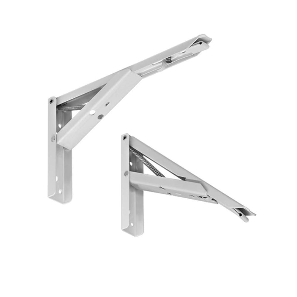 Suporte Mão Francesa Retrátil Reforçada 35Cm Mesa Dobrável