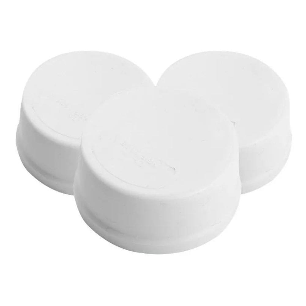2X Cap Tampão Branco Esgoto Pvc Dn150  150Mm