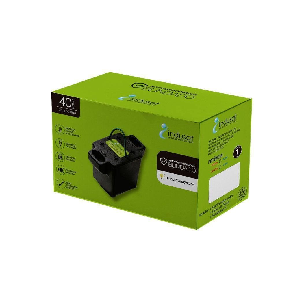 Autotransformador Indusat 1500va Bivolt Bipolar