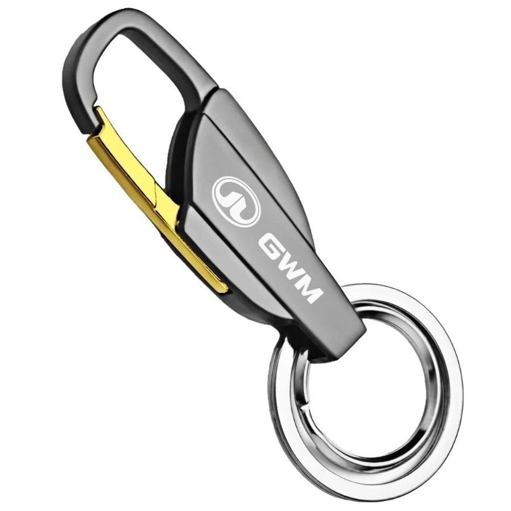 Chaveiro GWM Haval H6 PHEV AWD - Grafite/Dourado