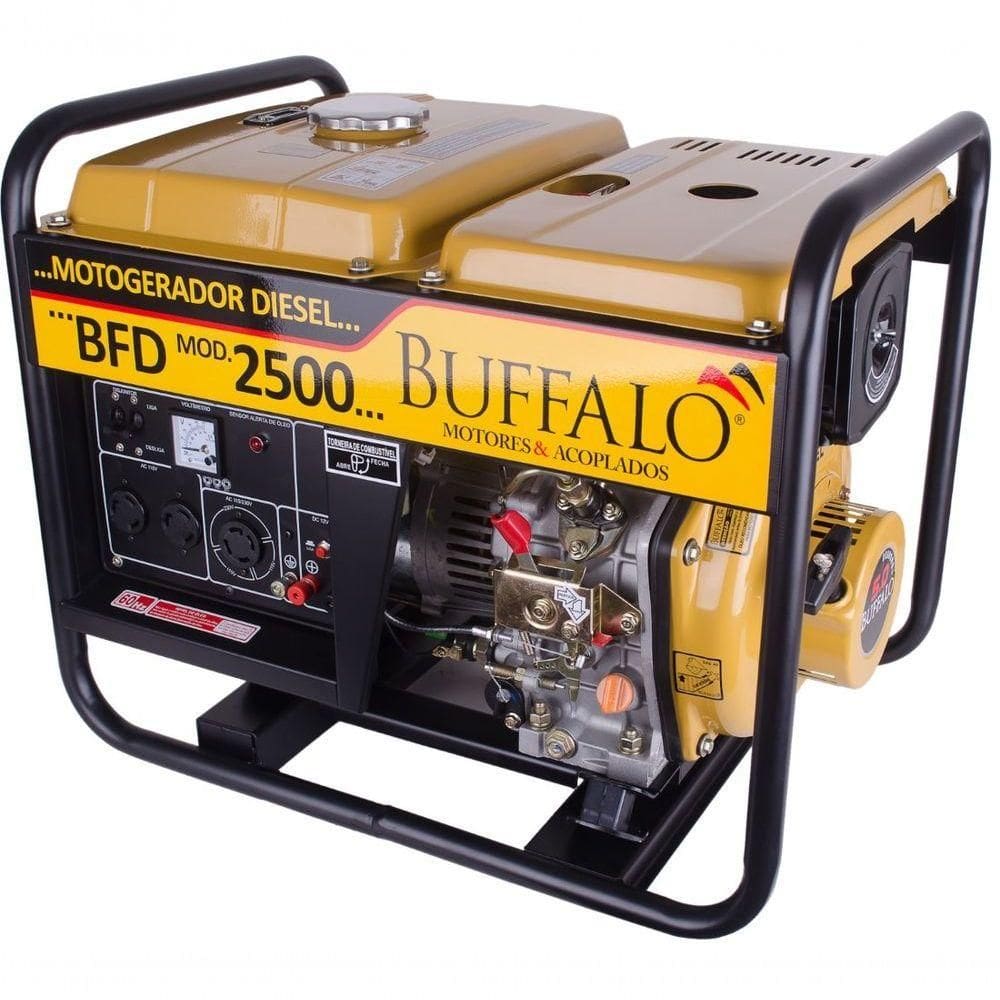 Motogerador Diesel Buffalo 5cv Mono 115-230v P Elétrica