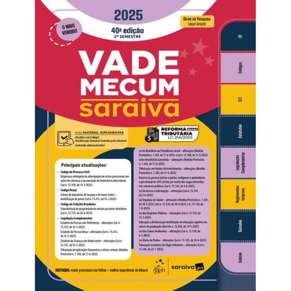 Vade Mecum Saraiva Tradicional - 40ªed