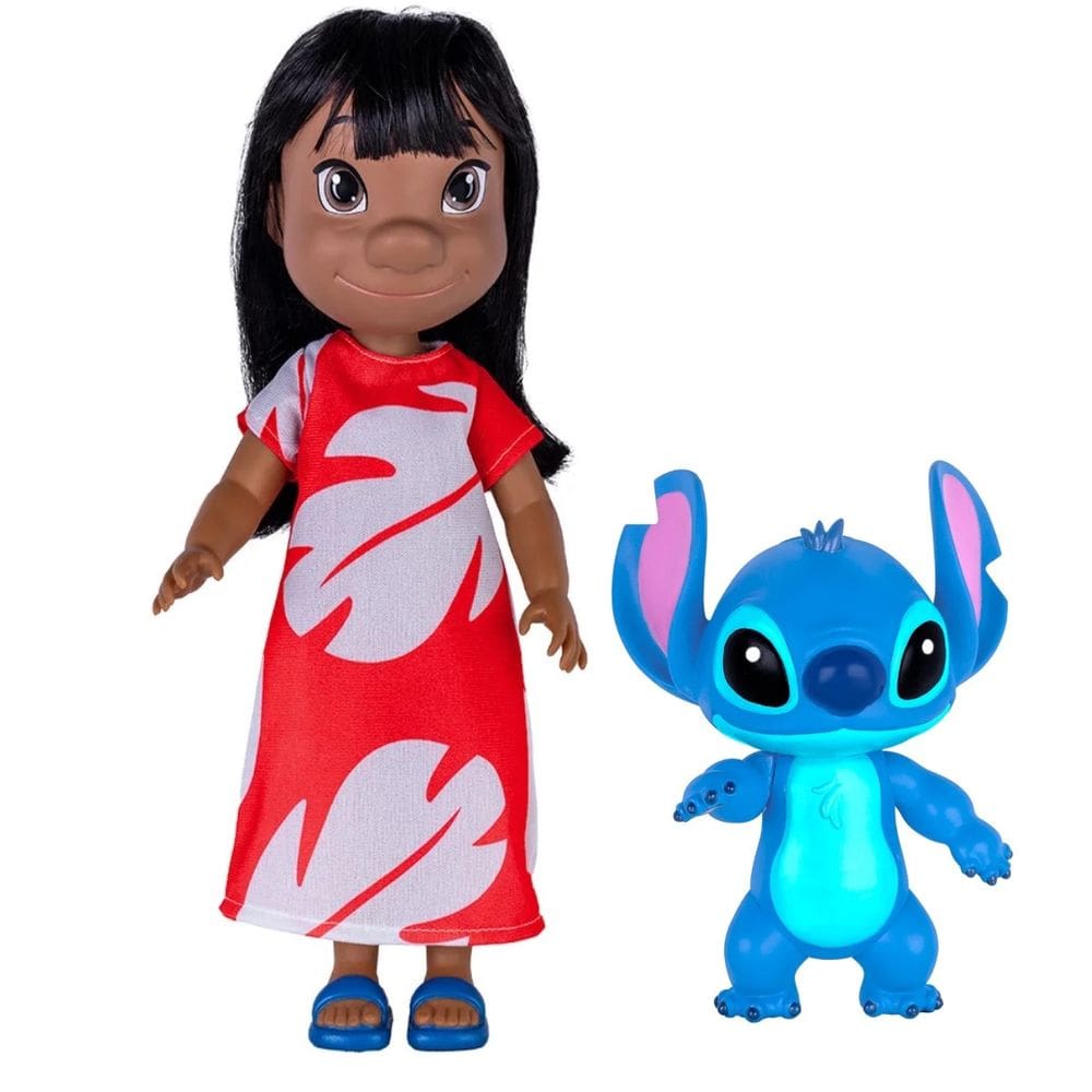Boneca Infantil Lilo e Stitch Disney Vinil Cotiplás