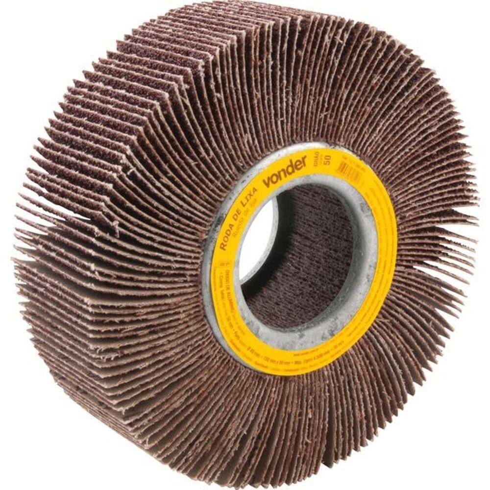 Roda De Lixa 150x50mm Sem Haste G50 Vonder