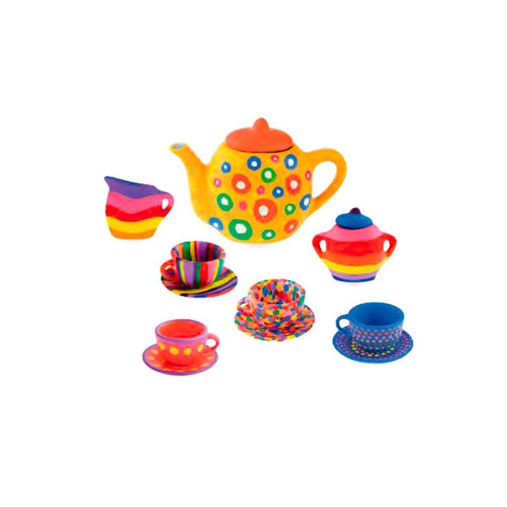 Conjunto De Chá 9 Peças Para Pintar Art E Craft Zoop Toys