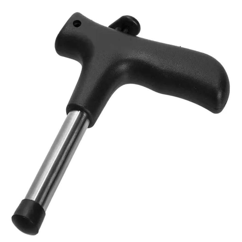 Abridor De Coco Com Furador Inox Manual Fura Tudo Multiuso Bar Barraca