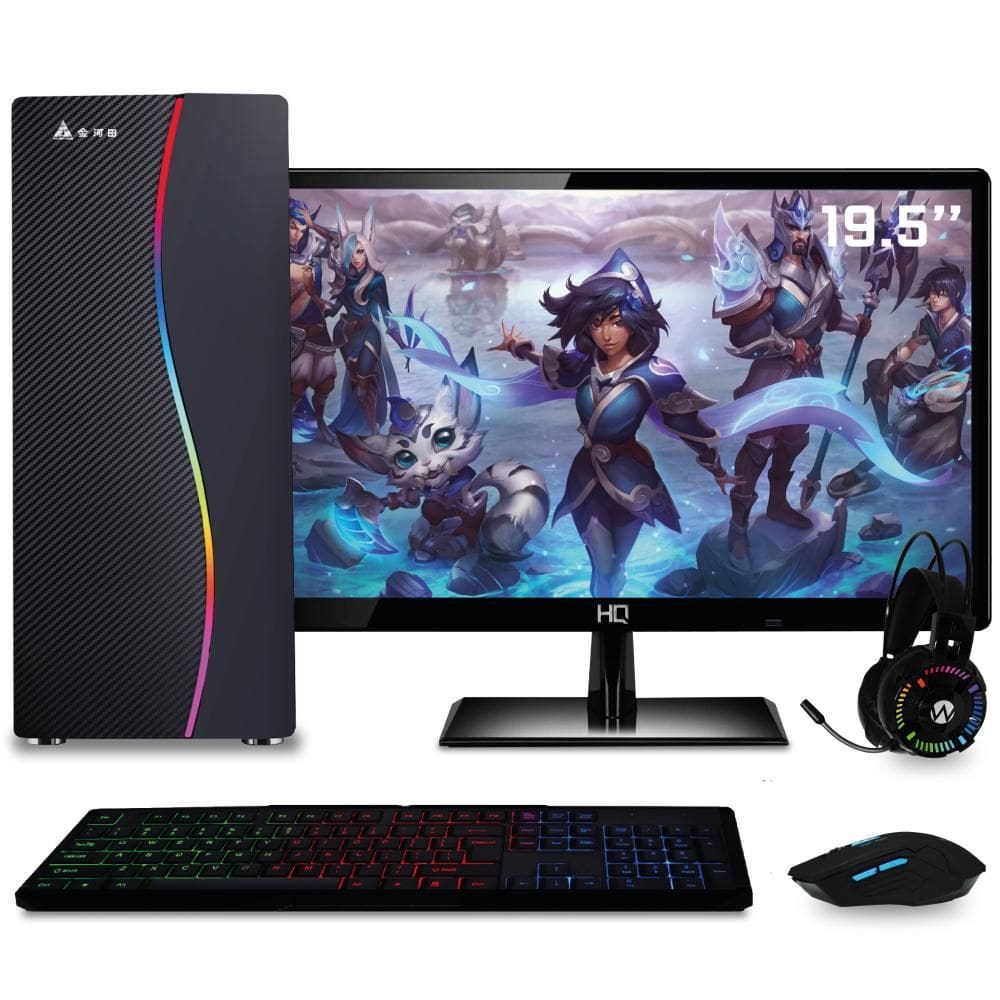Pc Gamer Amd A6 Radeon R5 2gb Hd 500gb 8gb Led 19.5 Easypc
