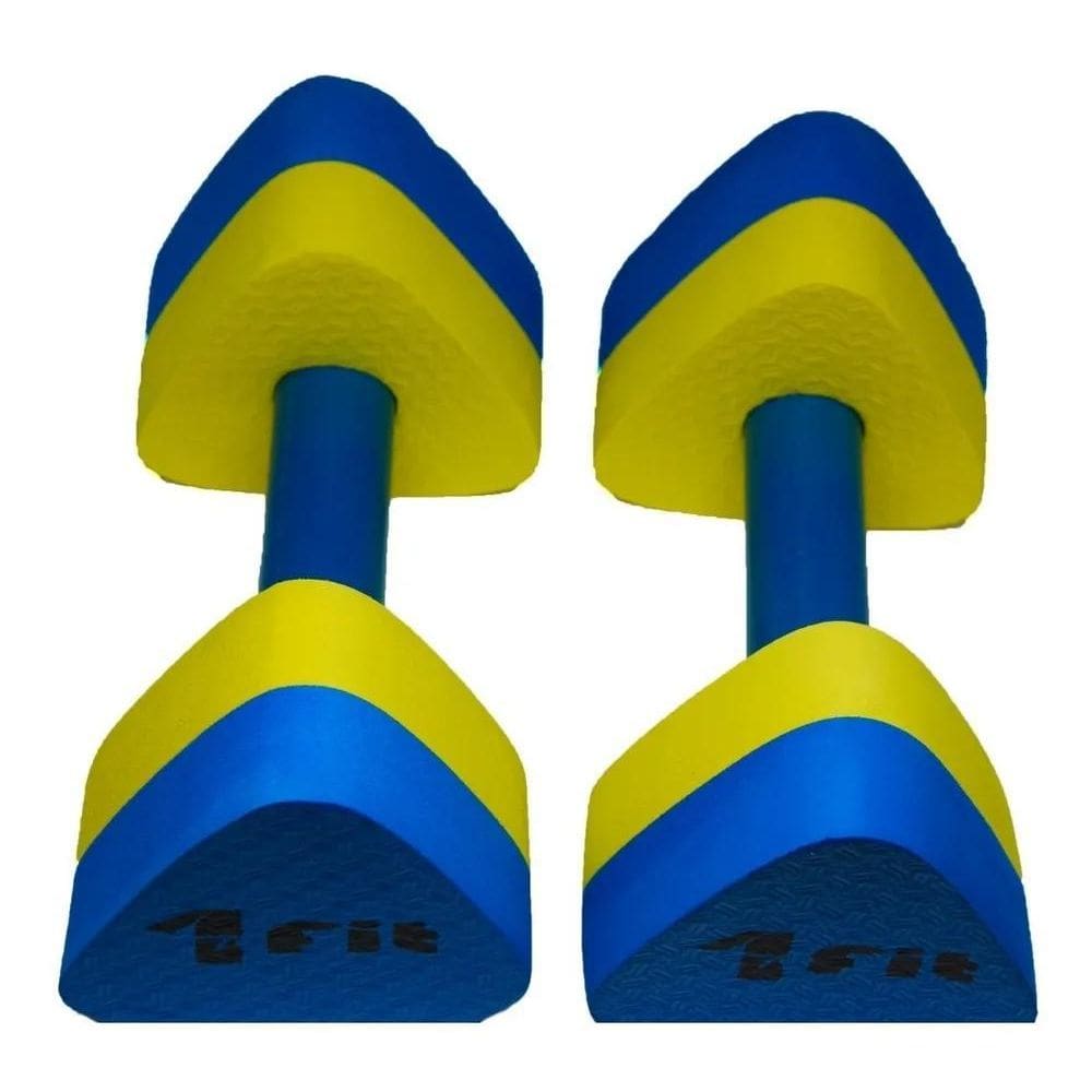 2X Halter Hidroginástica Par De Halteres Eva 1 A 2Kg Equilíb