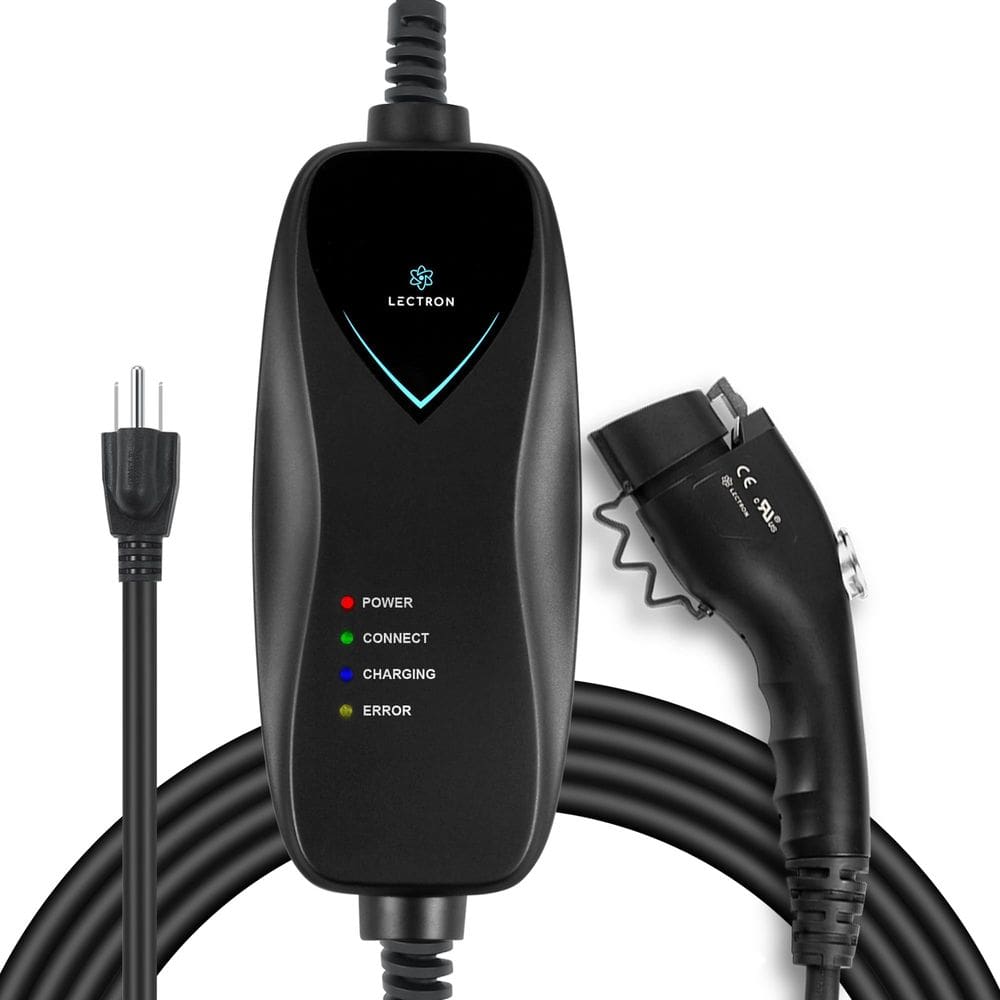 Carregador EV Lectron Nível 1 com certificação ETL 110V 15A com cabo de 5m