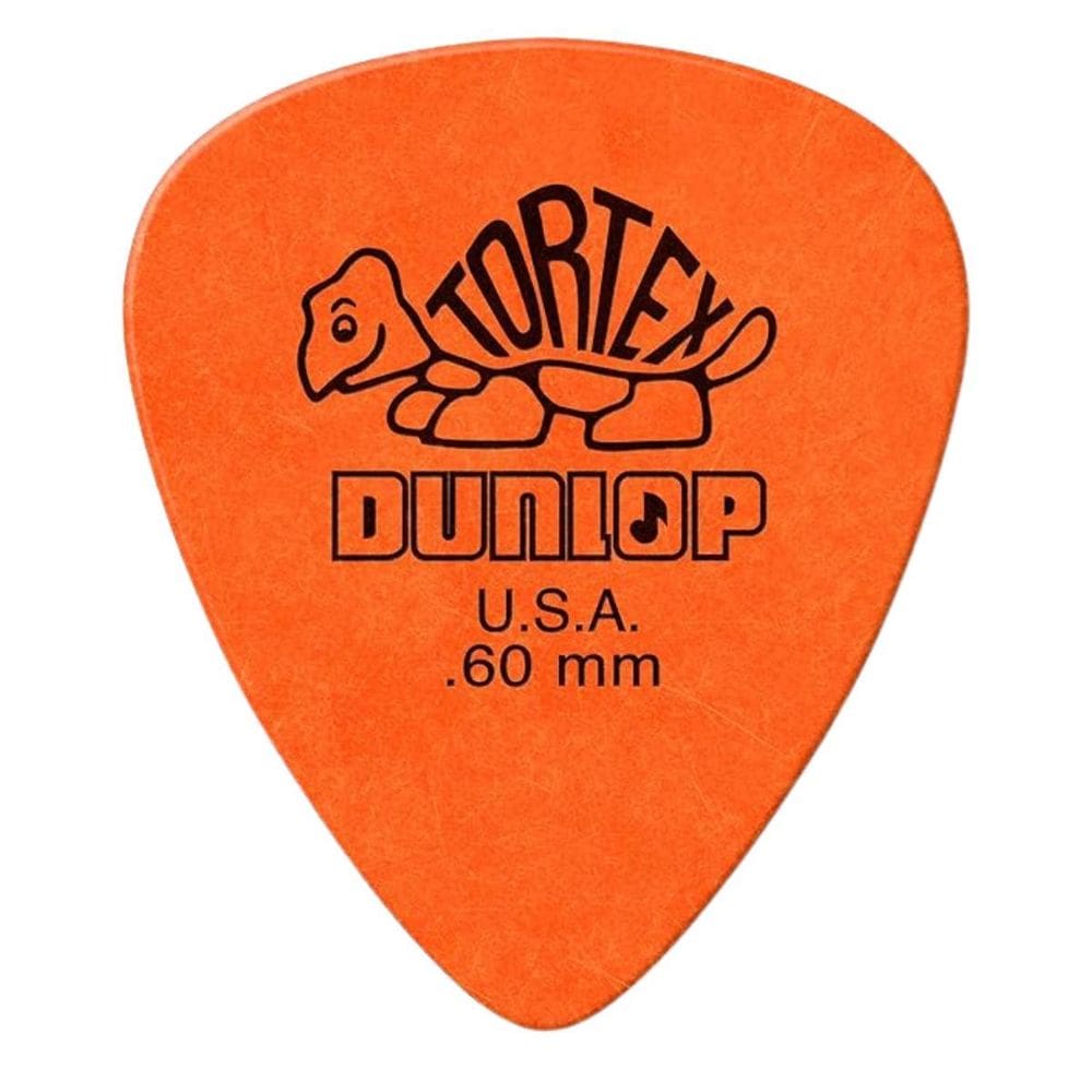 Palheta Tortex Dunlop U.S.A Laranja .60Mm Unidade