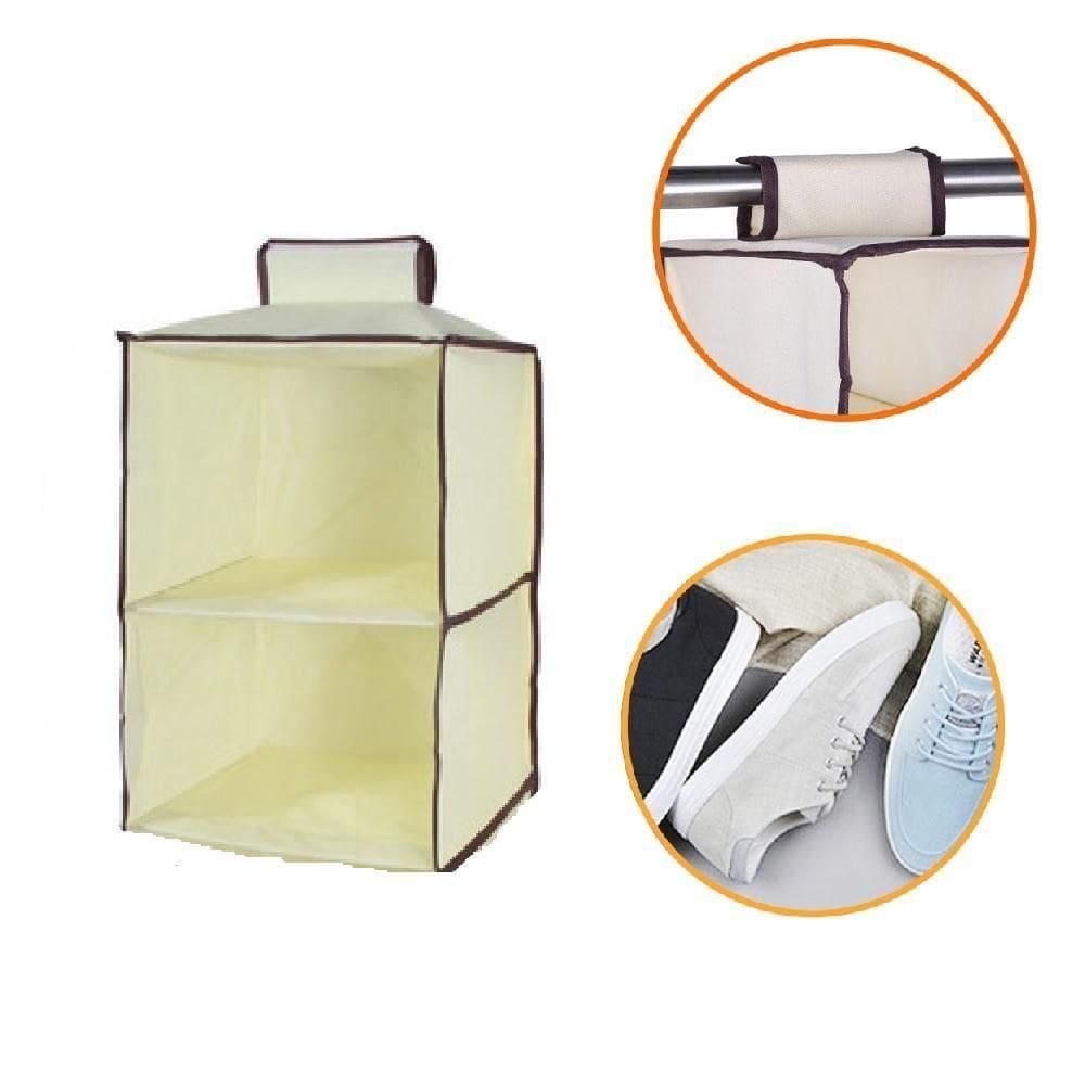 Organizador Prateleira Vertical 2 Divisórias Multiuso