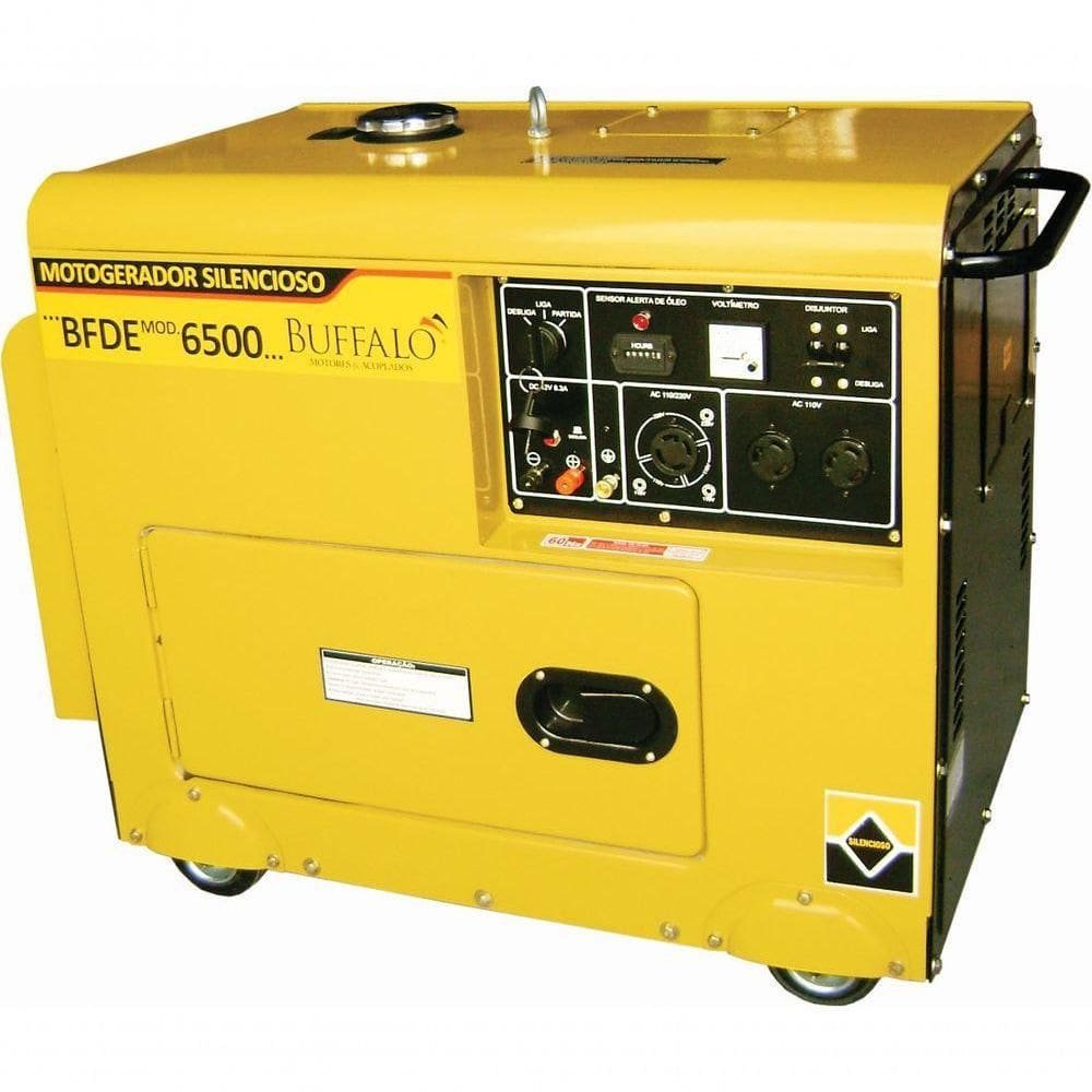 Motogerador Diesel Buffalo 10cv Cabinado Mono P Elétrica