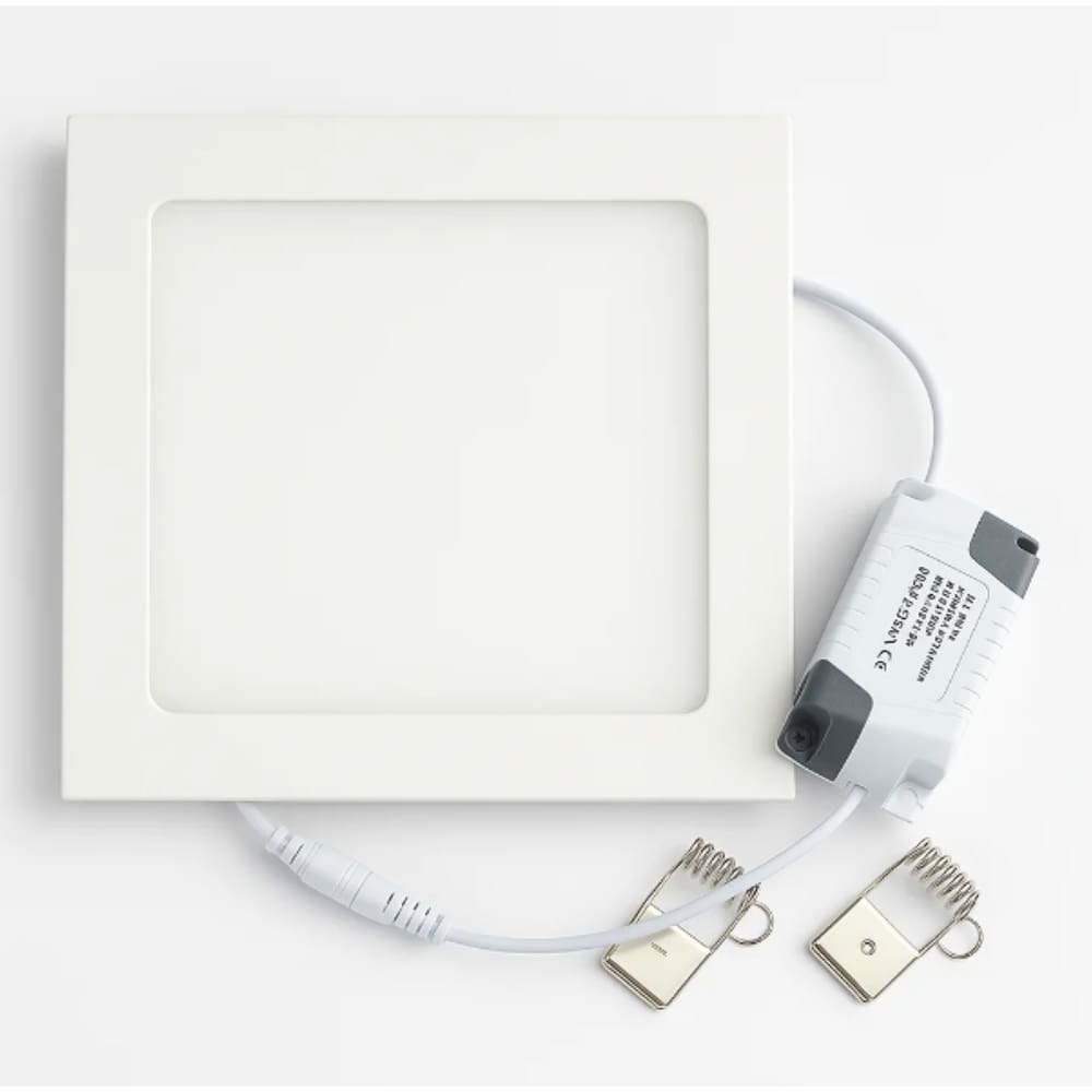 Plafon Painel de led quadrado 19cm Bivolt  15W 6500k