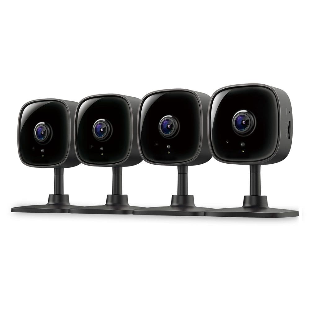 Câmera de segurança interna Tapo da TP-Link 1080P C101 preta