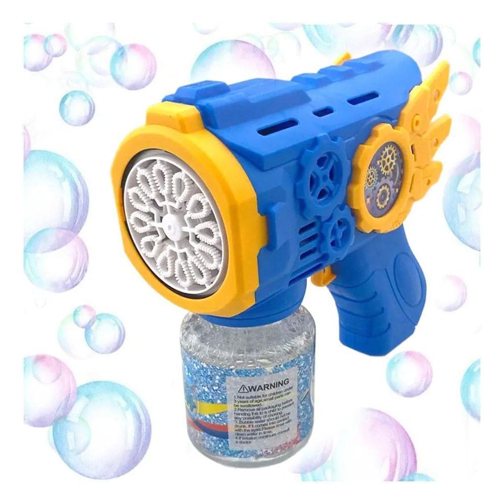 Brinquedo Bubble Gun Maquina Arminha Pistola Bolha De Sabão