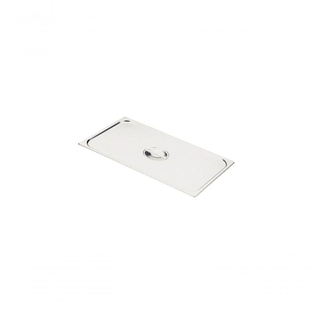 Tampa Para Cuba Gn 2-8 Tramontina Em Aço Inox Sem Recortes