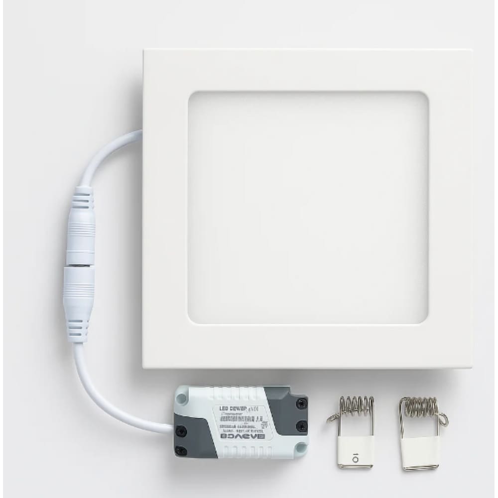 Plafon Painel de led quadrado 15cm Bivolt 9W 6500k