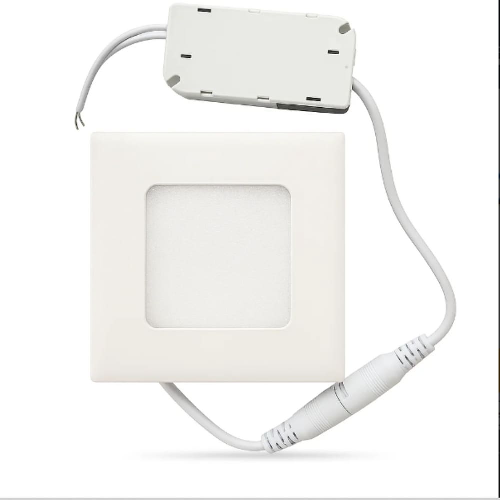 Plafon Painel de led quadrado 12cm Bivolt  6W 6500k