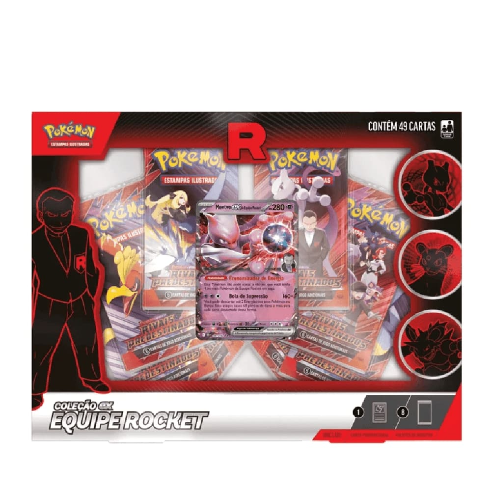Pokemon Box - Colecao Ex Equipe Rocket - MewTwo COPAG DA AMAZONIA