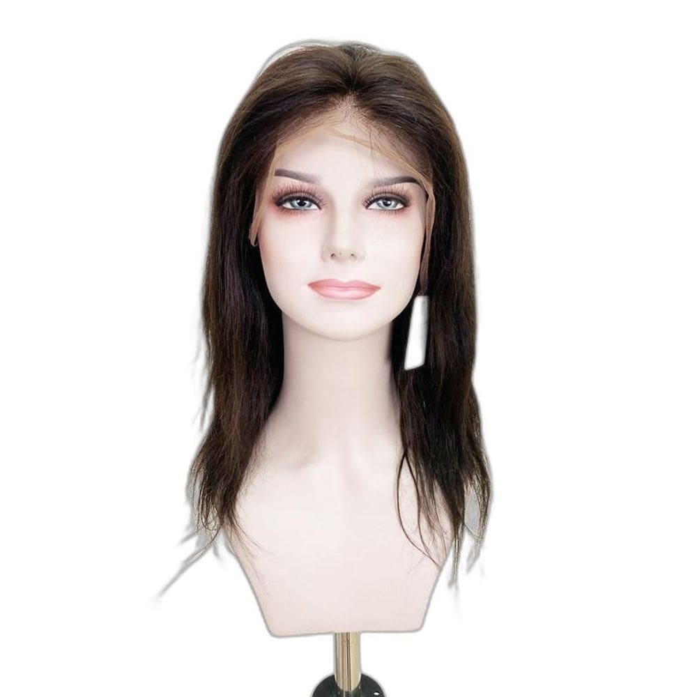 Peruca Front Lace 100% Cabelo Humano 30Cm  Fio Esticado