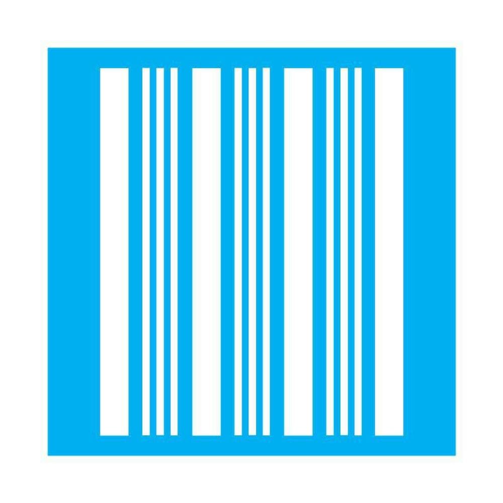 Stencil Tamako Listras - 30X30Cm - Ref D193