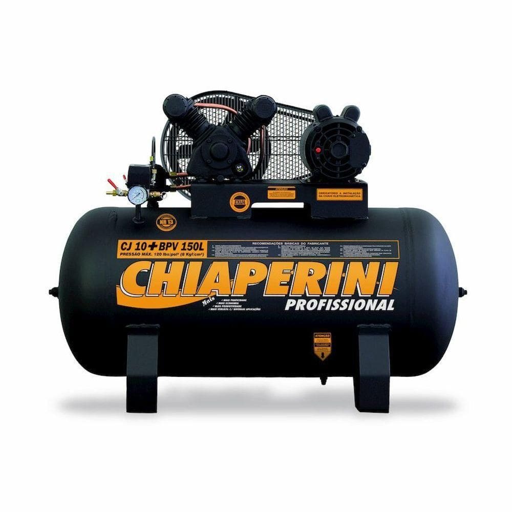Compressor De Ar B.pressão Tri 2hp 150l 000647 Chiaperini