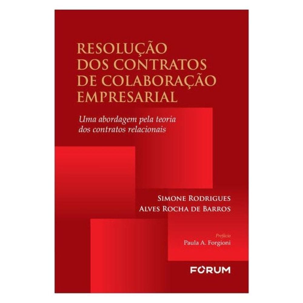 Resolução Dos Contratos De Colaboração Empresarial