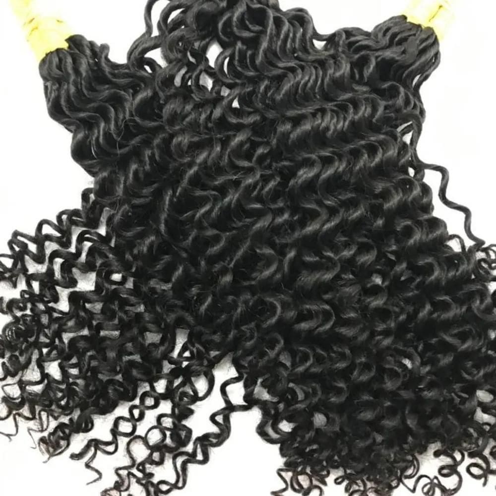 Cabelo Humano Cacheado 40 Cm 50 Gramas Castanho