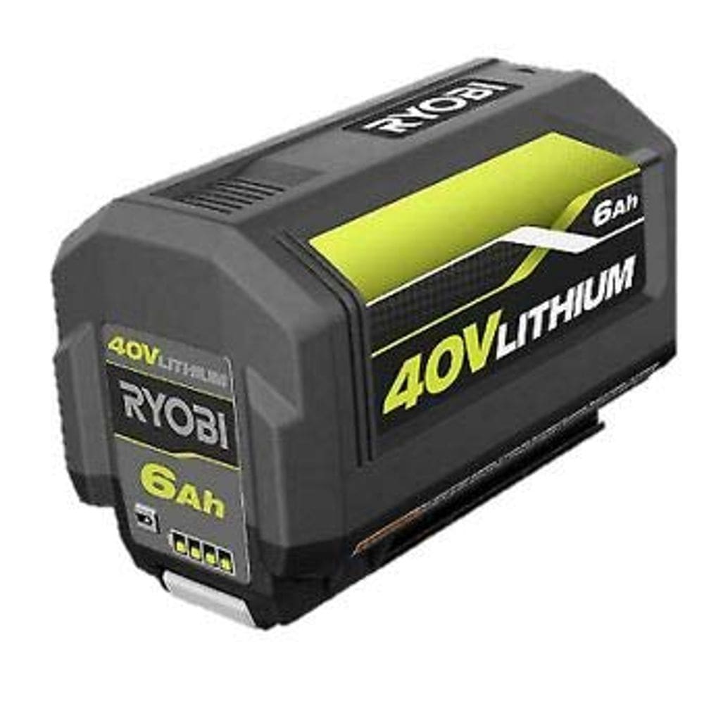 Bateria RYOBI 40V 6.0 Ah de íon de lítio de alta capacidade