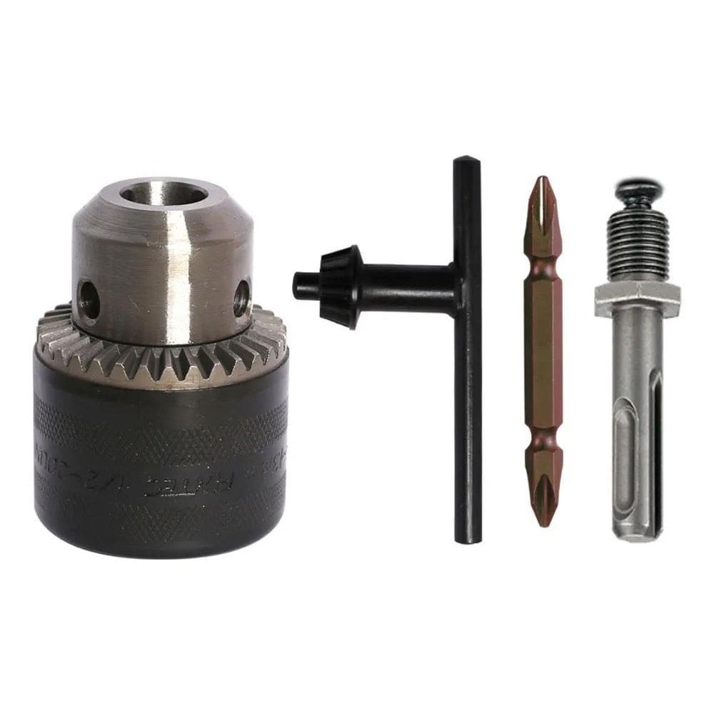 2X Mandril Furadeira Adaptador 1/2 Sds Plus Martelete Bosch