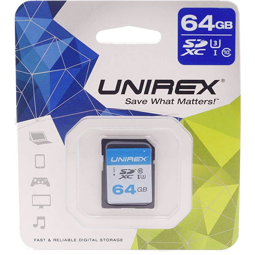 Cartão SD Unirex Full Size 64GB