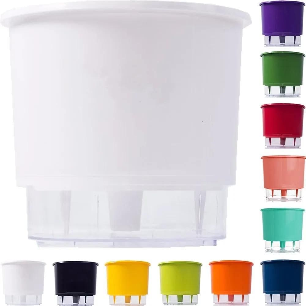 Vaso Raiz Auto Irrigável 12Cm N2 Autoirrigável Planta Cores