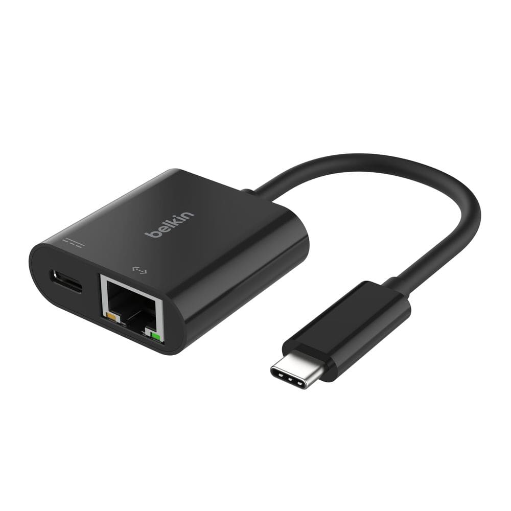 Adaptador Belkin Conecte USB-C à Ethernet + Carga 100W