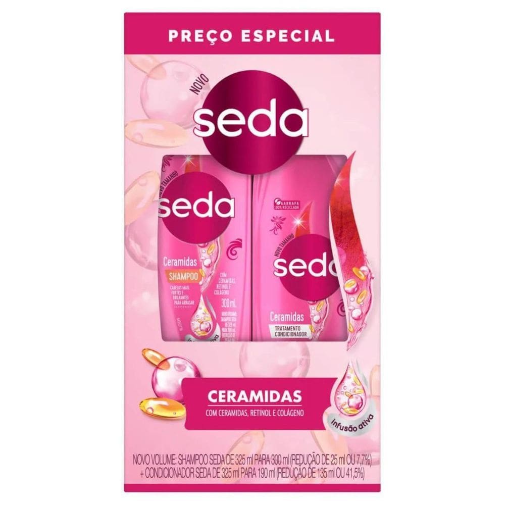 Seda Shampoo Ceramidas 300Ml+ Condicionador 190Ml