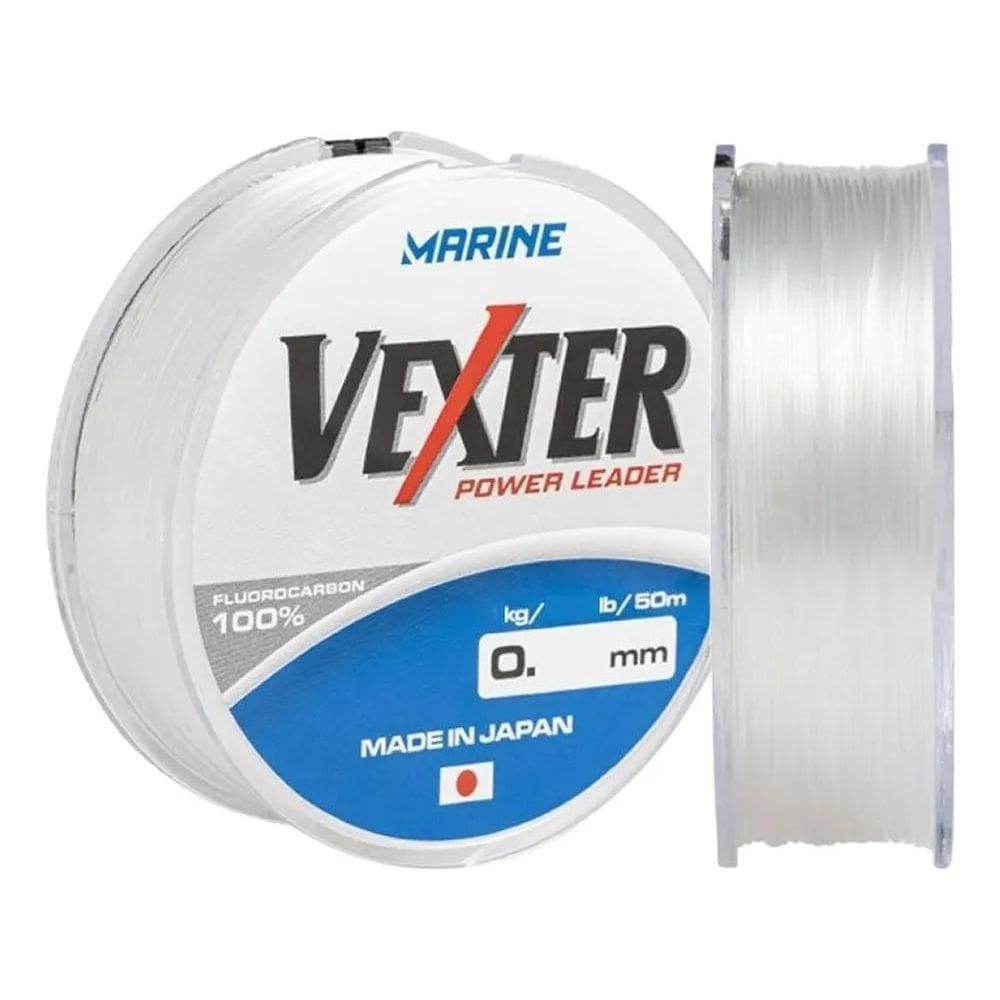 2X Linha Fluorocarbon Marine Sports Vexter Leader 0,33Mm 7,2